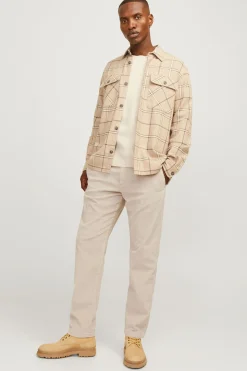 Jack & Jones Pnatalón jogger de pana gris Hot