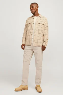 Jack & Jones Pnatalón jogger de pana gris Hot