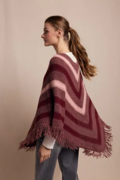 Slowlove Pocho rayas Granate