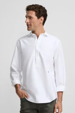 Silbon Polera sport oxford Blanco Sale