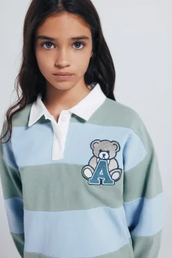 Springfield Kids Polo a rayas niña verde Best