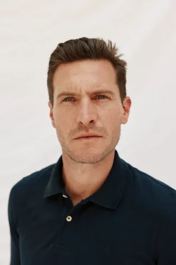 Cortefiel Polo básico manga larga Azul marino New