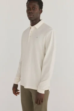 Pedro del Hierro Polo básico manga larga Crudo