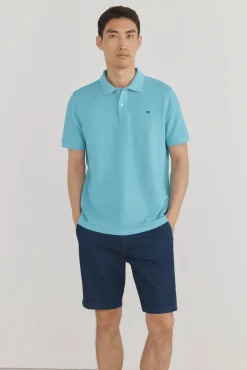 Pedro del Hierro Polo básico piqué Turquesa Best