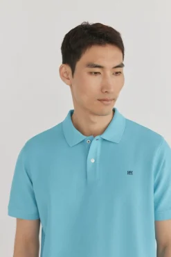 Pedro del Hierro Polo básico piqué Turquesa Best