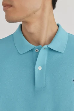 Pedro del Hierro Polo básico piqué Turquesa Best