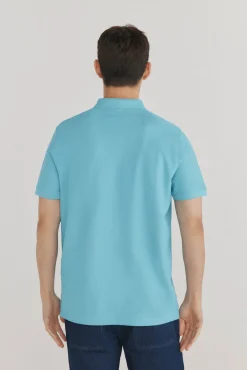 Pedro del Hierro Polo básico piqué Turquesa Best