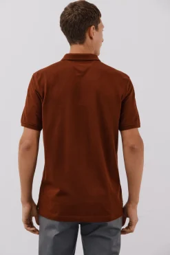 Cortefiel Polo básico piqué Marrón New