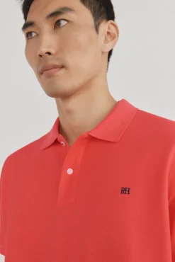 Pedro del Hierro Polo básico piqué Rojo Discount