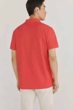 Pedro del Hierro Polo básico piqué Rojo Discount