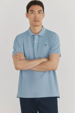 Pedro del Hierro Polo básico piqué Azul Hot
