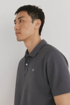 Pedro del Hierro Polo básico piqué Gris Online