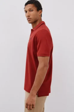 Cortefiel Polo básico piqué Rojo Discount