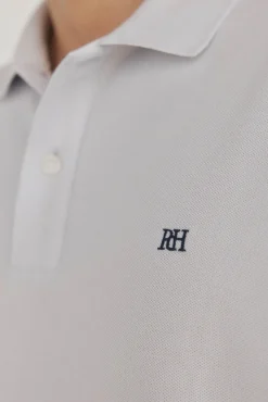 Pedro del Hierro Polo básico piqué Gris Discount