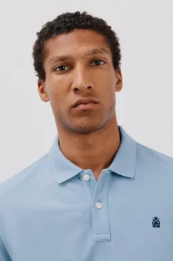 Cortefiel Polo básico piqué Azul Online