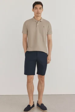 Pedro del Hierro Polo básico piqué regular Beige Online