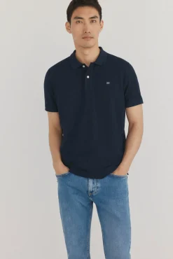 Pedro del Hierro Polo básico piqué regular Azul New