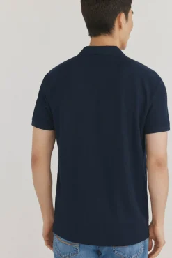 Pedro del Hierro Polo básico piqué regular Azul New