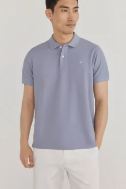Pedro del Hierro Polo básico piqué regular Morado Clearance