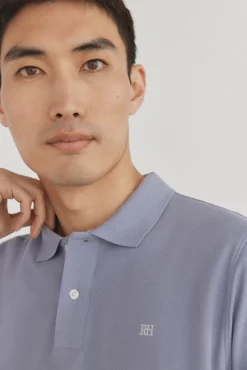 Pedro del Hierro Polo básico piqué regular Morado Clearance