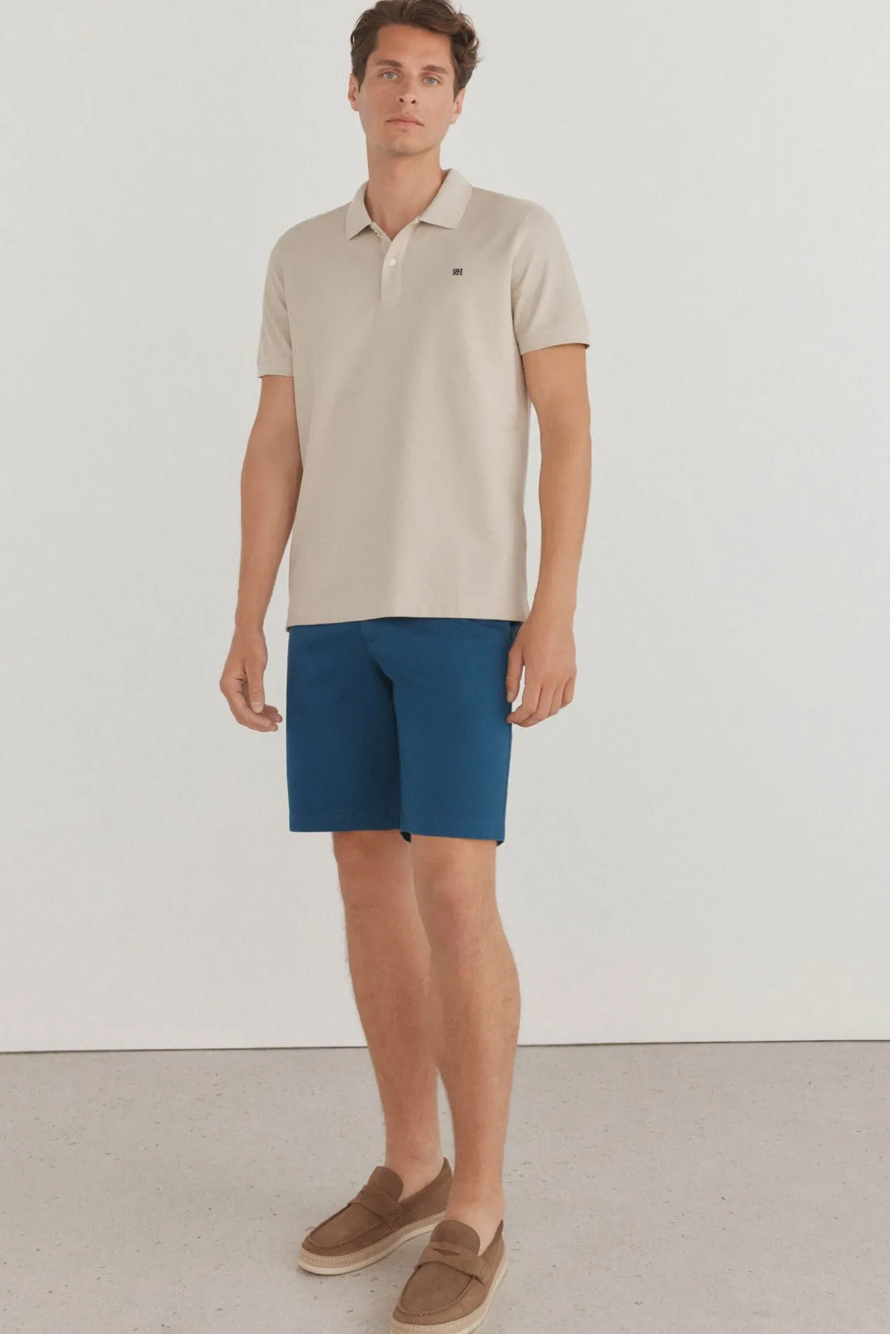 Pedro del Hierro Polo básico slim Beige Sale