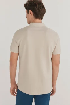 Pedro del Hierro Polo básico slim Beige Sale