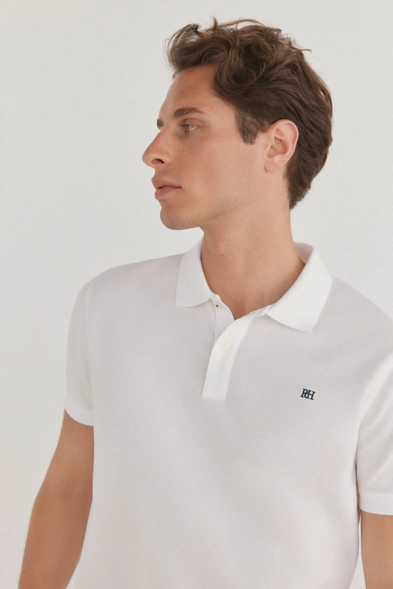 Pedro del Hierro Polo básico slim Blanco Sale