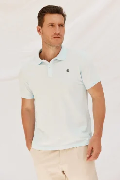 Cortefiel Polo básico slim Azul Discount