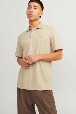 Jack & Jones Polo clásico Beige Online