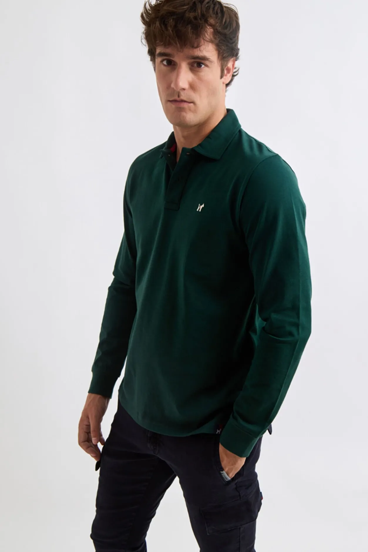 Williot Polo Clásico Verde oscuro New