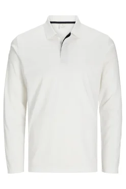 Jack & Jones Polo clásico manga larga Blanco Best
