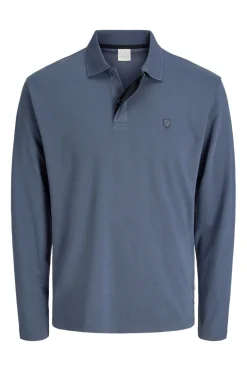Jack & Jones Polo clásico manga larga Azul marino Hot