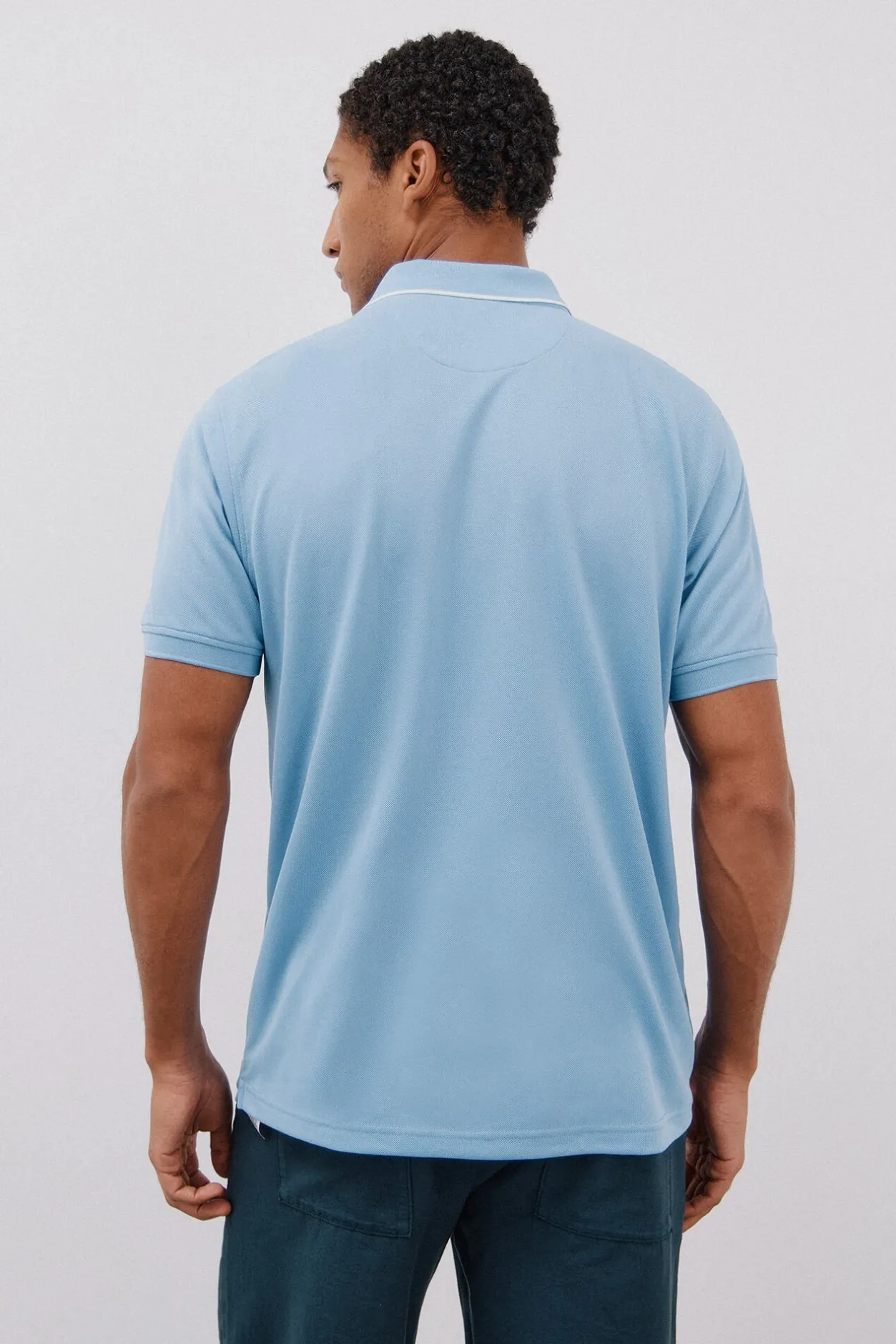 Cortefiel Polo coolmax® Azul Hot