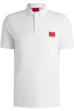 HUGO Polo de manga corta Blanco Online