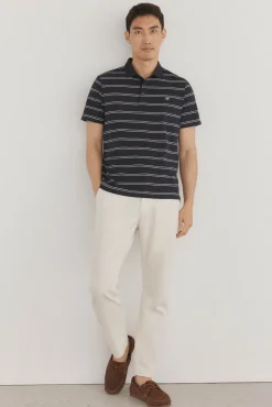 Pedro del Hierro Polo de rayas Azul Hot