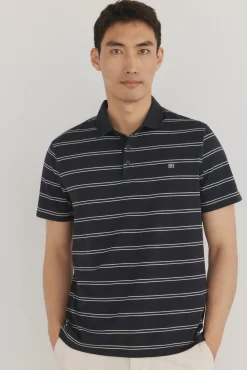 Pedro del Hierro Polo de rayas Azul Hot