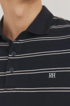 Pedro del Hierro Polo de rayas Azul Hot