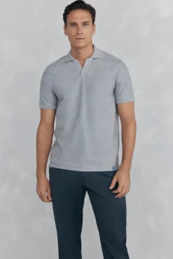 Pedro del Hierro Polo estructura jacquard Gris Hot