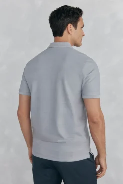 Pedro del Hierro Polo estructura jacquard Gris Hot