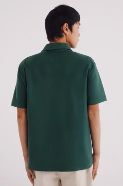 Springfield Polo estructura twill regular fit verde Sale