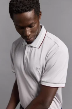 Pedro del Hierro Polo liso golf Gris Clearance