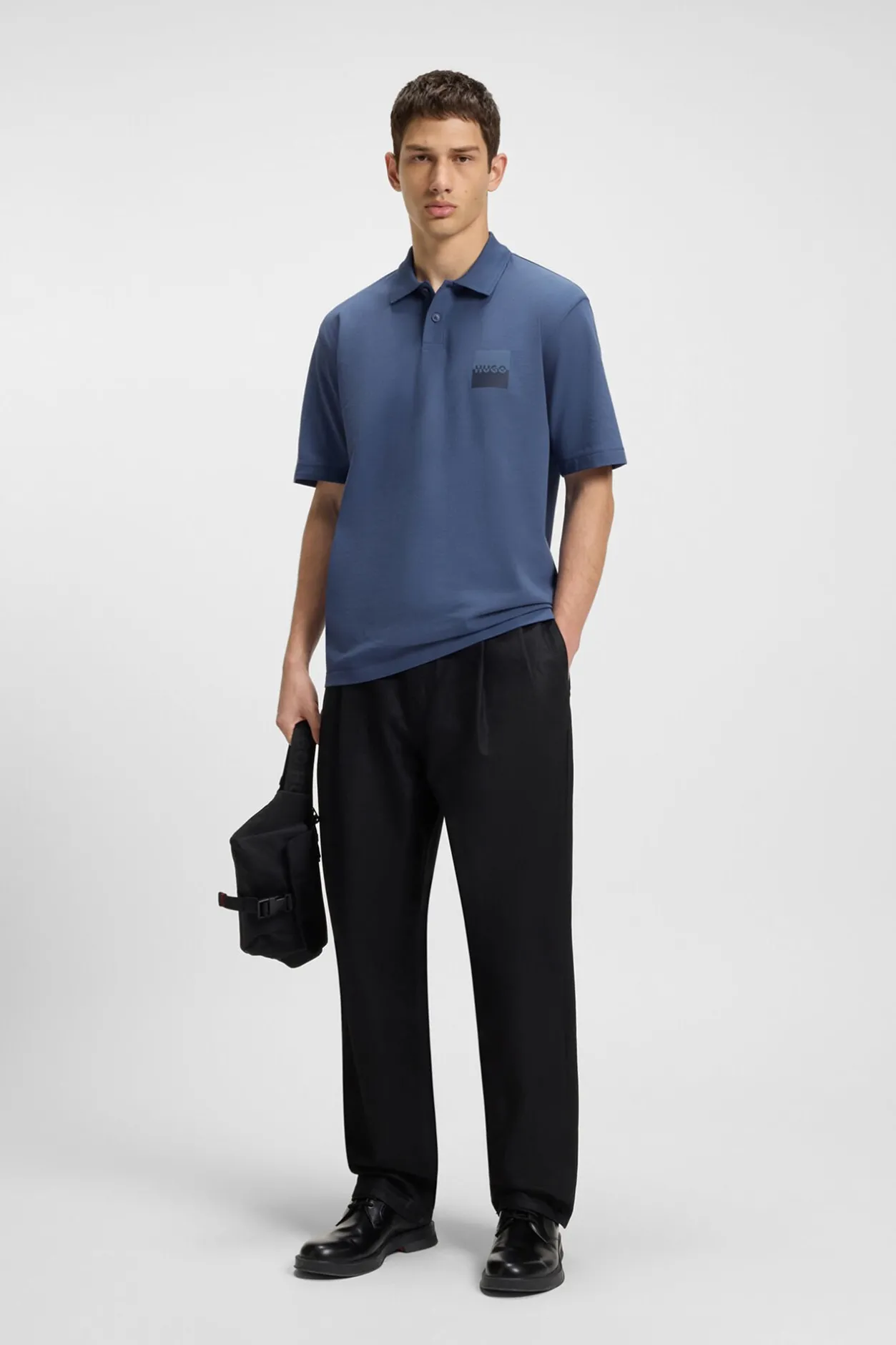 HUGO Polo manga corta Azul New
