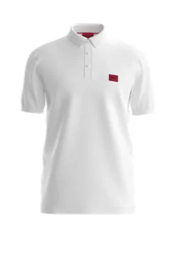 HUGO Polo manga corta Blanco Outlet