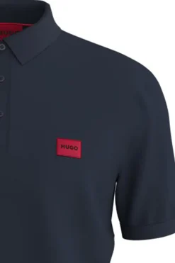 HUGO Polo manga corta Azul oscuro Online