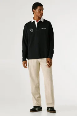 Pepe Jeans Polo manga larga negro