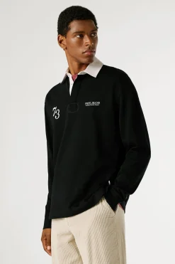 Pepe Jeans Polo manga larga negro