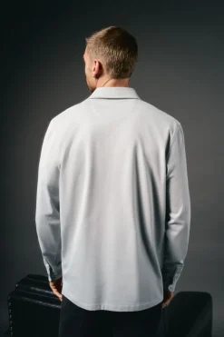 OOTO Polo manga larga Gris Hot