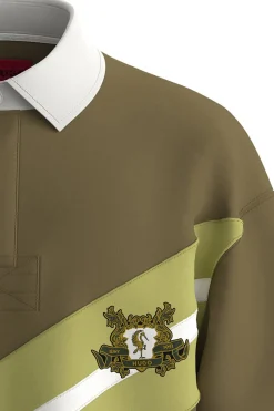 HUGO Polo manga larga Verde Hot