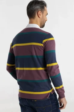 Lois Polo Manga Larga burdeos Online