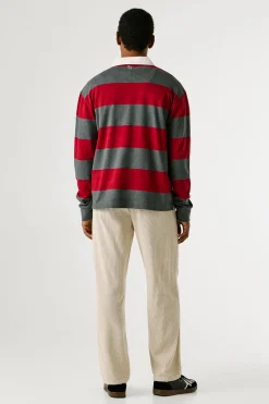 Pepe Jeans Polo manga larga rojo Online